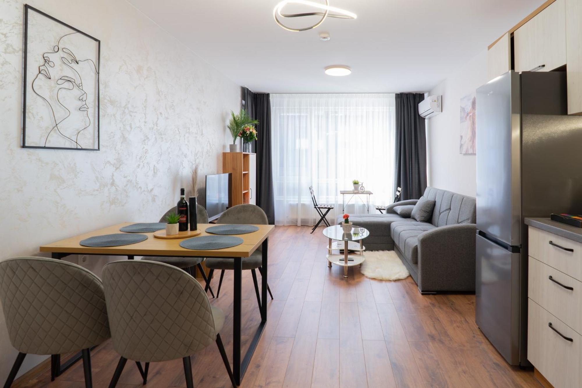 New Modern & Cozy Apartment With Free Private Parking And Ev Charging Station 瓦爾納 外观 照片